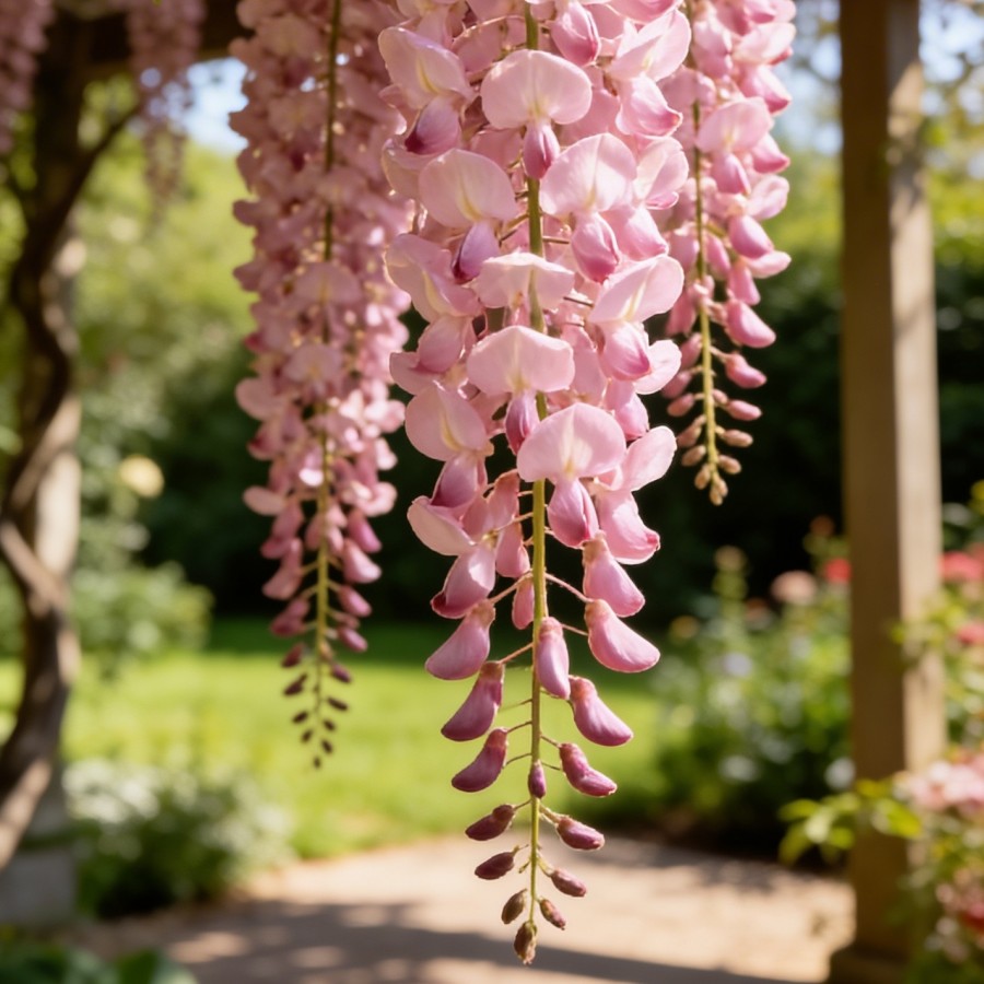 Glicină Roz (Wisteria Floribunda Rosea)